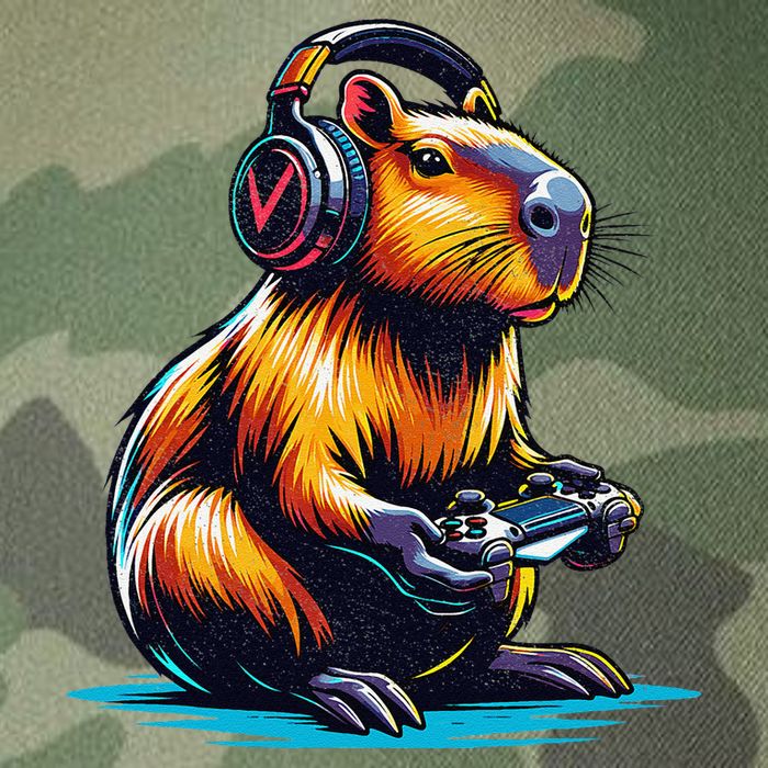 Capybara Funny Capybara Rodent & Video Games Lover Legacy Tie Dye Trucker Hat