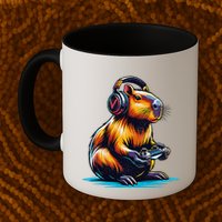 Capybara Funny Capybara Rodent & Video Games Lover Mug