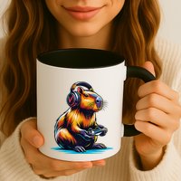 Capybara Funny Capybara Rodent & Video Games Lover Mug