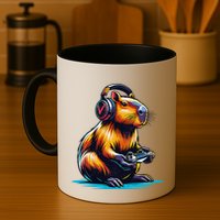 Capybara Funny Capybara Rodent & Video Games Lover Mug