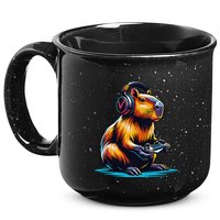 Capybara Funny Capybara Rodent & Video Games Lover 15oz Campfire Ceramic Mug