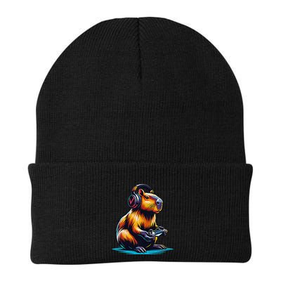 Capybara Funny Capybara Rodent & Video Games Lover Beanie