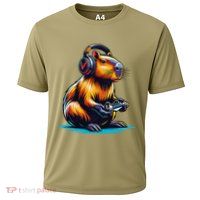 Capybara Funny Capybara Rodent & Video Games Lover Performance Shirt