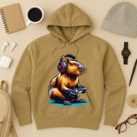 Capybara Funny Capybara Rodent & Video Games Lover Hoodie