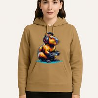 Capybara Funny Capybara Rodent & Video Games Lover Hoodie