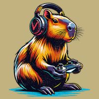 Capybara Funny Capybara Rodent & Video Games Lover Hoodie