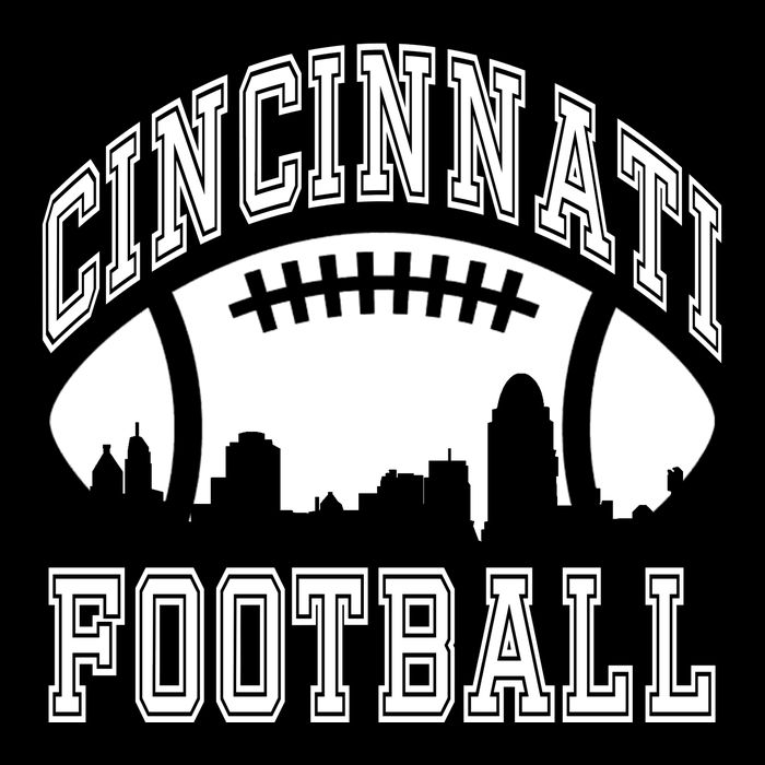 Cincinnati Football City Skyline Cooling Performance Crew T-Shirt
