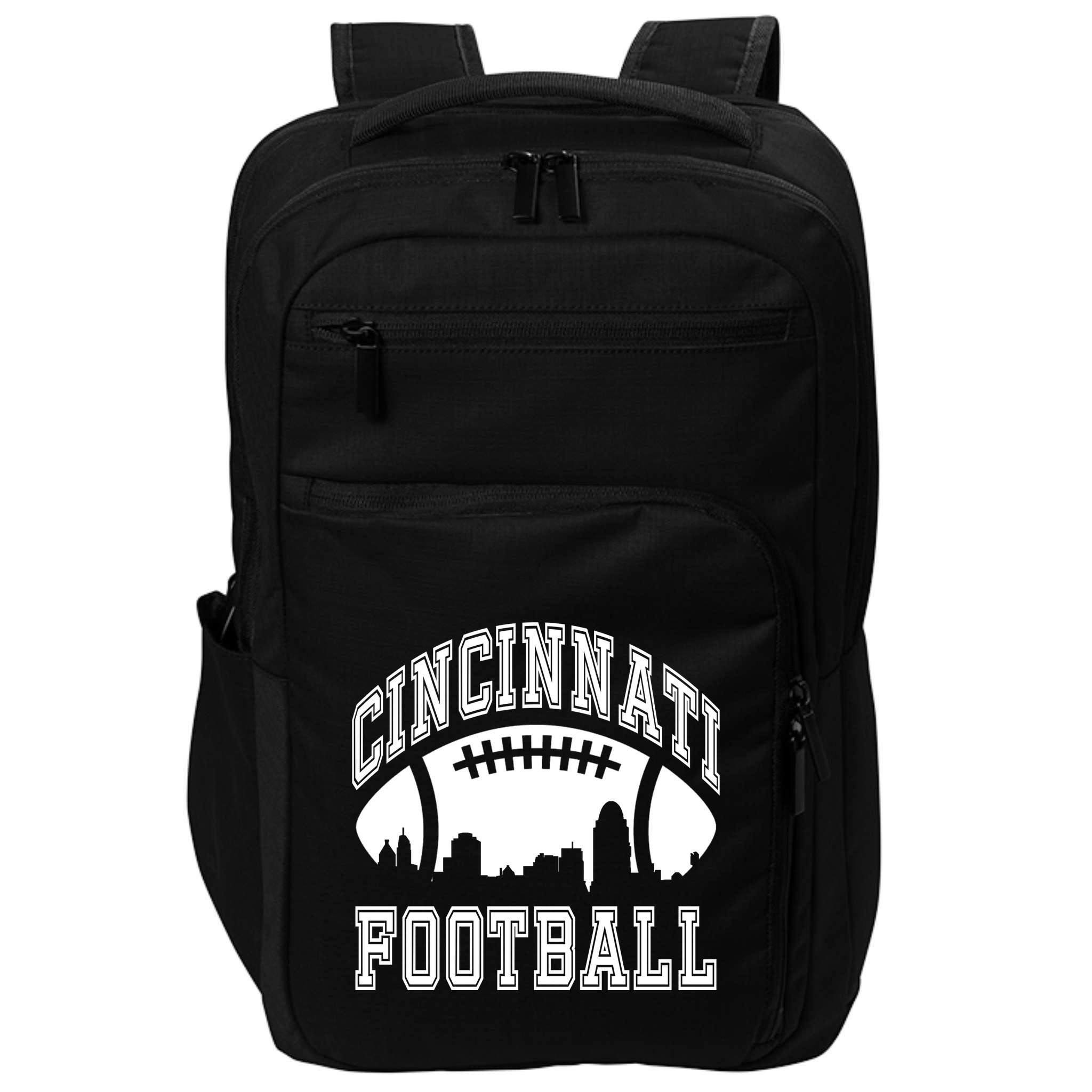 Cincinnati Football City Skyline Impact Tech Backpack
