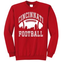 Cincinnati Football City Skyline Sweatshirt