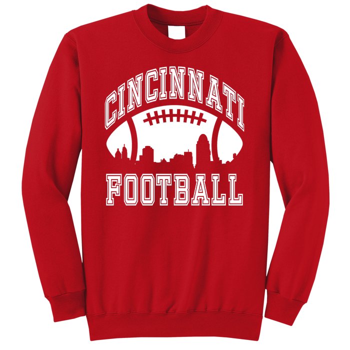 Cincinnati Football City Skyline Sweatshirt