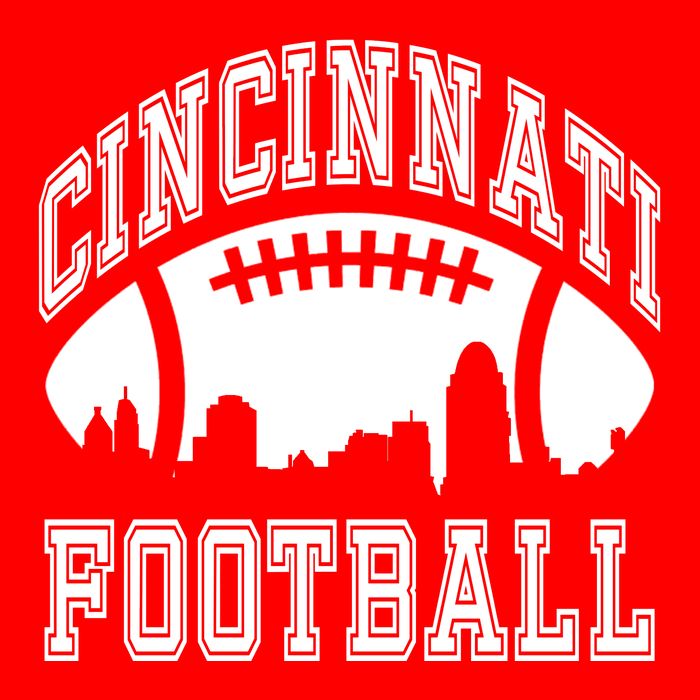 Cincinnati Football City Skyline 16 in Basic Backpack