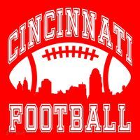 Cincinnati Football City Skyline Tank Top