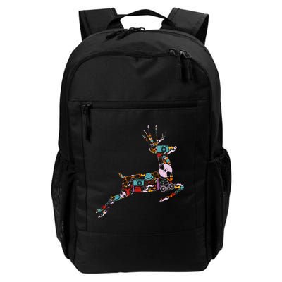 Cool Festive Christmas Gifts Pattern Reindeer Backpack