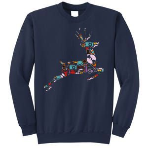 Cool Festive Christmas Gifts Pattern Reindeer Sweatshirt