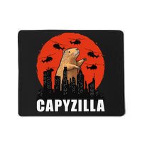 Capybara Funny Capybara Rodent Capyzilla Funny Mousepad