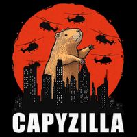 Capybara Funny Capybara Rodent Capyzilla Funny Mousepad