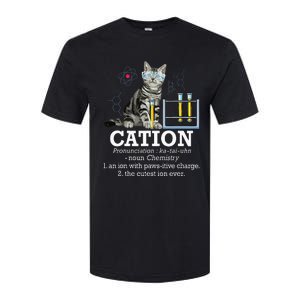 Cation Funny Chemistry Humor Science Teacher Cat Pun Softstyle CVC T-Shirt