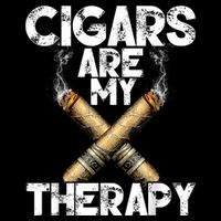 Cool Funny Cigar For Men Cigars Are My Therapy Drawstring Bag