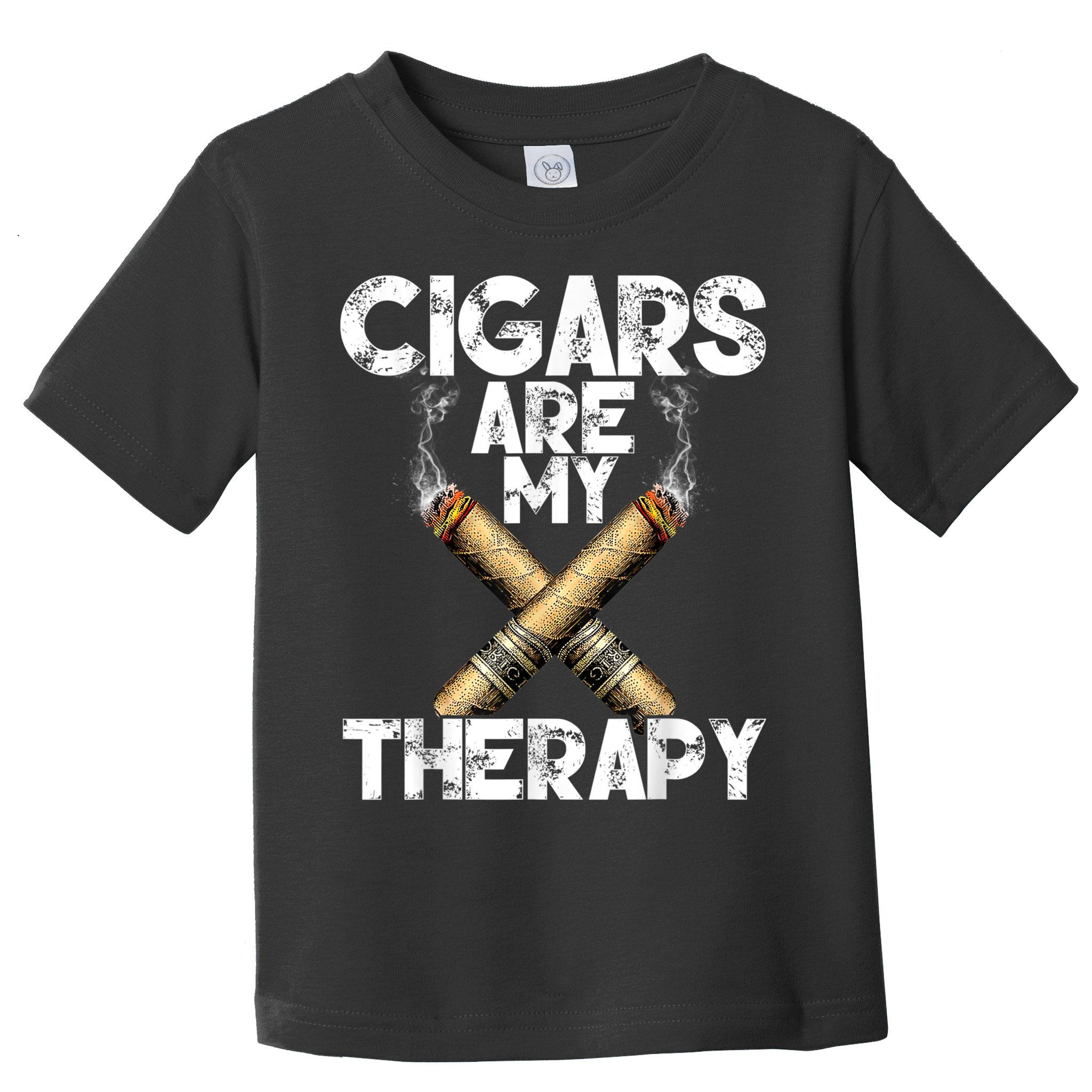 Cool Funny Cigar For Men Cigars Are My Therapy Toddler T-Shirt