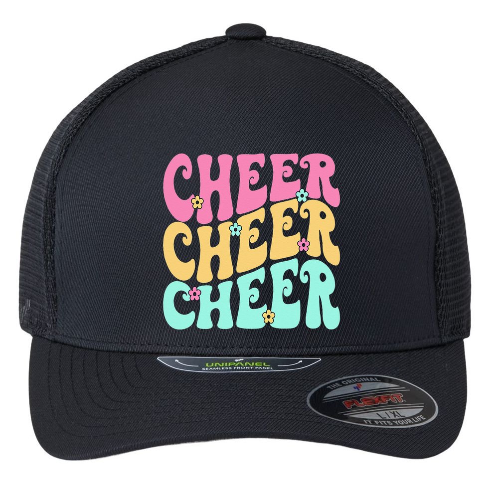 Cheerleading For Cheerleader Squad Girl Teen Cheer Practice Flexfit Unipanel Trucker Cap