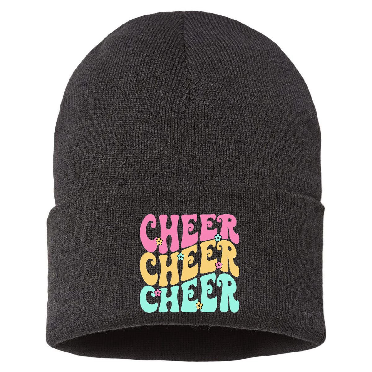 Cheerleading For Cheerleader Squad Girl Teen Cheer Practice Sustainable Knit Beanie