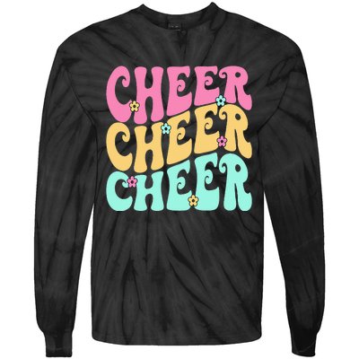 Cheerleading For Cheerleader Squad Girl Teen Cheer Practice Tie-Dye Long Sleeve Shirt