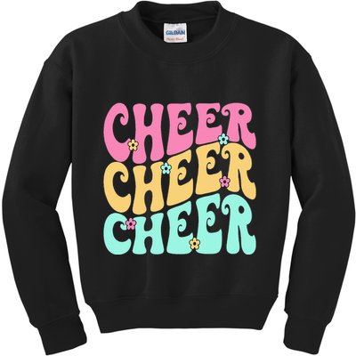 Cheerleading For Cheerleader Squad Girl Teen Cheer Practice Kids Sweatshirt