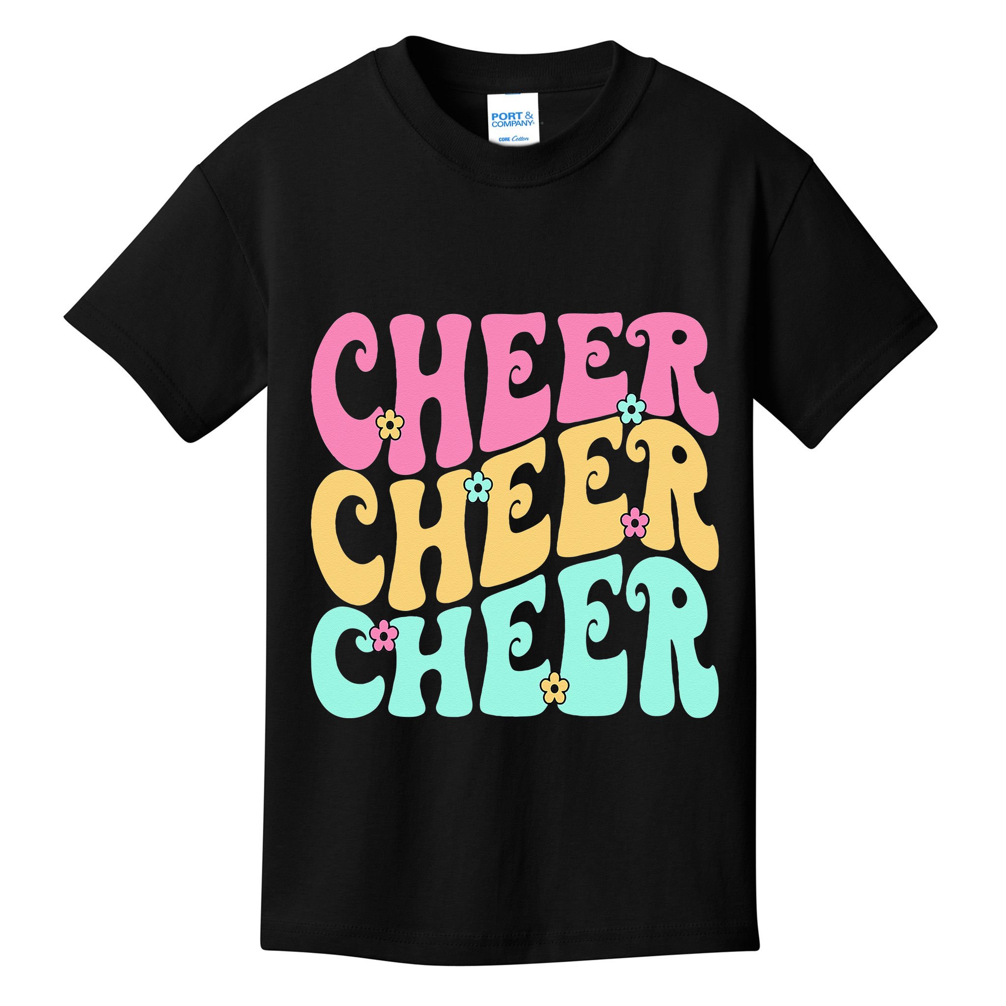 Cheerleading For Cheerleader Squad Girl Teen Cheer Practice Kids T-Shirt