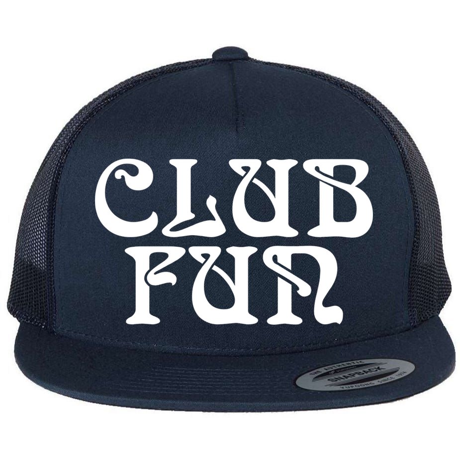 Club Fun Flat Bill Trucker Hat