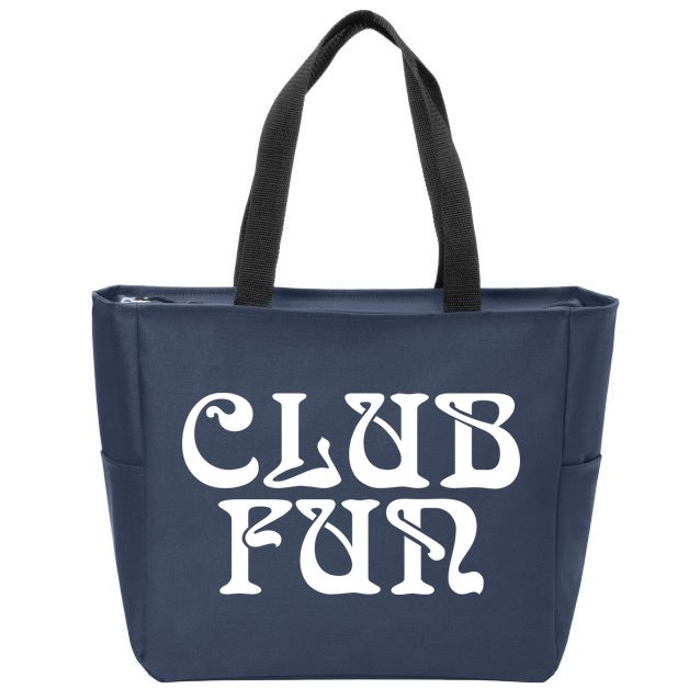Club Fun Zip Tote Bag