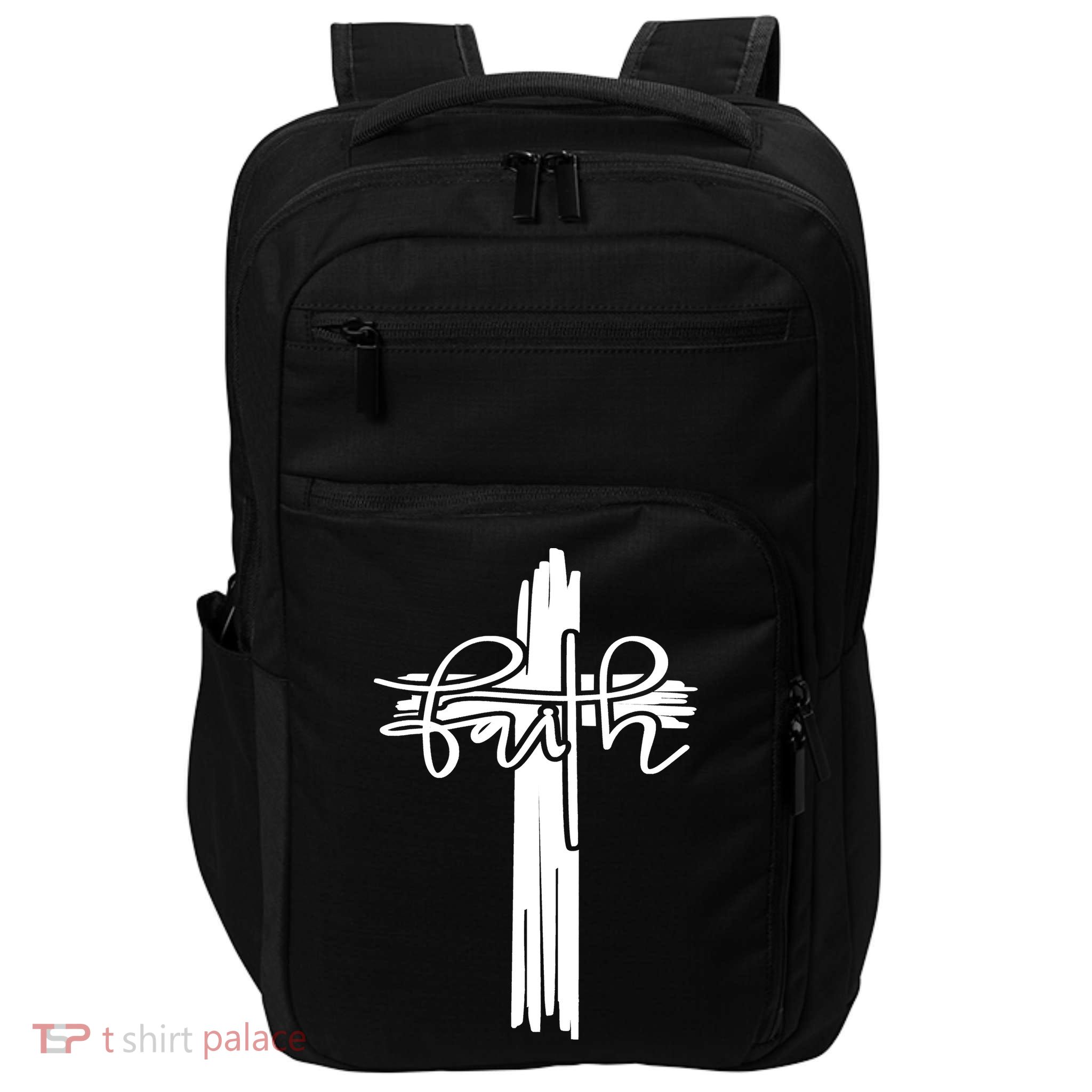 Christian Faith & Cross 316 Christian Faith Bible Impact Tech Backpack
