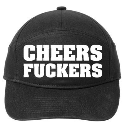 Cheers Fuckers 7-Panel Snapback Hat