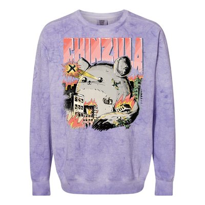 CHINZILLA Funny Chinchilla Saying Gift Chinchillas Owners Colorblast Crewneck Sweatshirt