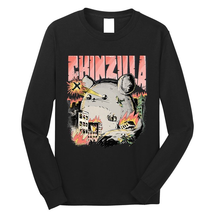 CHINZILLA Funny Chinchilla Saying Gift Chinchillas Owners Long Sleeve Shirt