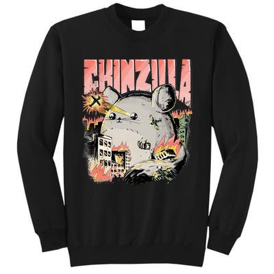 CHINZILLA Funny Chinchilla Saying Gift Chinchillas Owners Sweatshirt