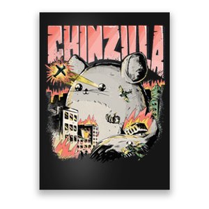 CHINZILLA Funny Chinchilla Saying Gift Chinchillas Owners Poster