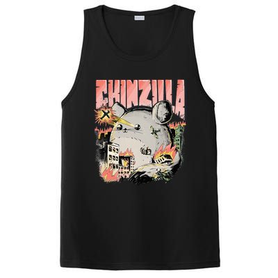 CHINZILLA Funny Chinchilla Saying Gift Chinchillas Owners PosiCharge Competitor Tank