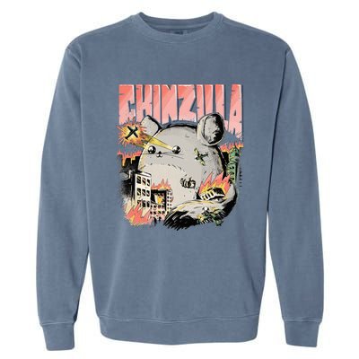 CHINZILLA Funny Chinchilla Saying Gift Chinchillas Owners Garment-Dyed Sweatshirt