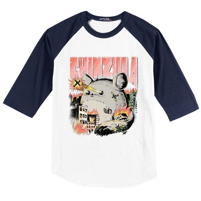 CHINZILLA Funny Chinchilla Saying Gift Chinchillas Owners Baseball Sleeve Shirt