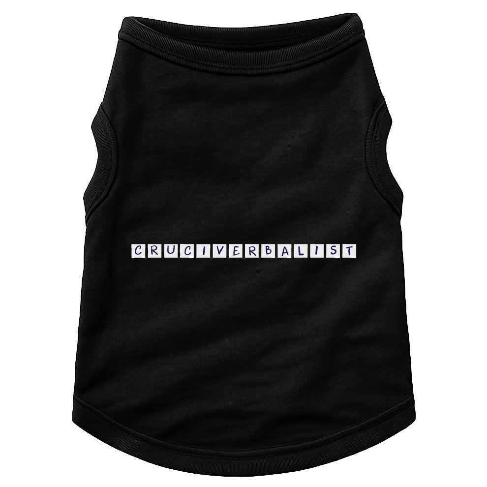 Cruciverbalist For Crossword Puzzle Lovers Doggie Tank