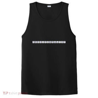 Cruciverbalist For Crossword Puzzle Lovers PosiCharge Competitor Tank
