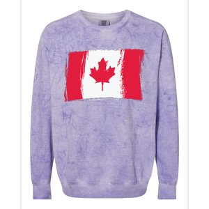 Canadian Flag Canada Flag Canada Lover Colorblast Crewneck Sweatshirt