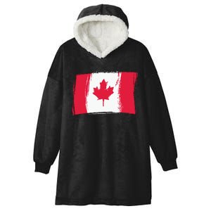 Canadian Flag Canada Flag Canada Lover Hooded Wearable Blanket