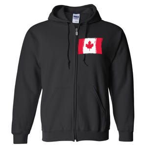 Canadian Flag Canada Flag Canada Lover Full Zip Hoodie