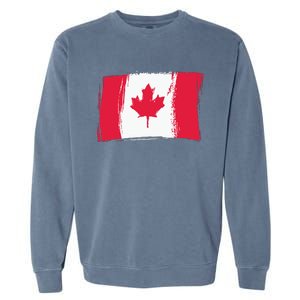 Canadian Flag Canada Flag Canada Lover Garment-Dyed Sweatshirt