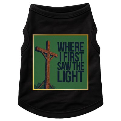 Christian Faithbased Cross Design Doggie Tank