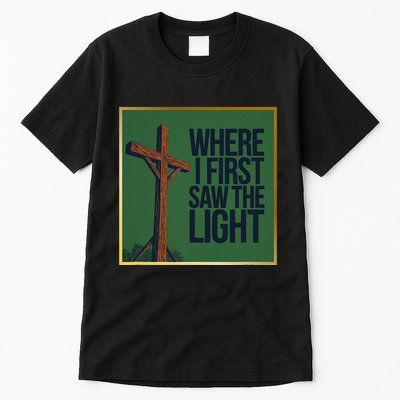 Christian Faithbased Cross Design Tall T-Shirt