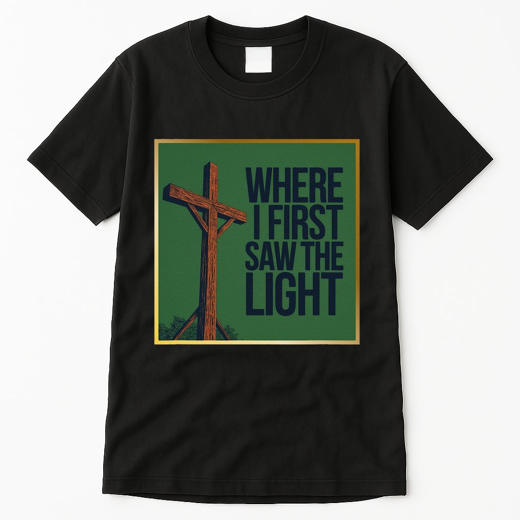 Christian Faithbased Cross Design Tall T-Shirt