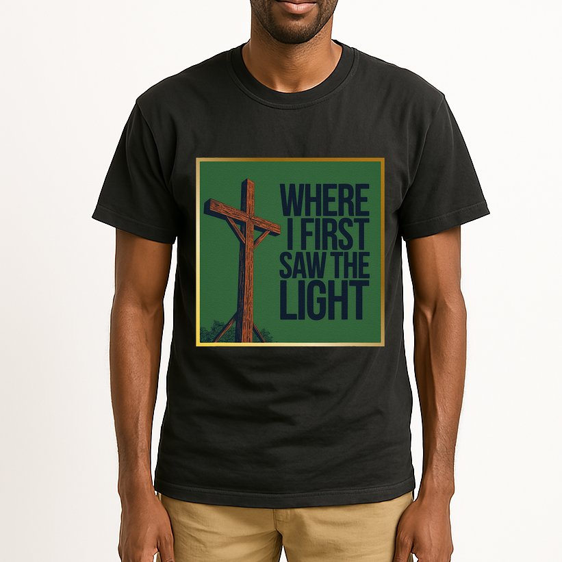 Christian Faithbased Cross Design Tall T-Shirt