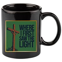Christian Faithbased Cross Design 11oz C Handle Ceramic Mug